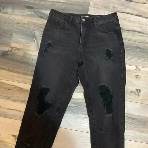 FASHION NOVA BLACK JEANS 100% COTTON SIZE 11 - Picture 3 of 8